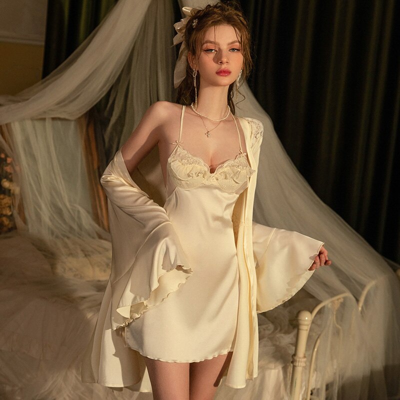 Sonia's Silky Backless Nightdress