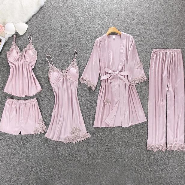 Sophia's Silk Pyjamas Set